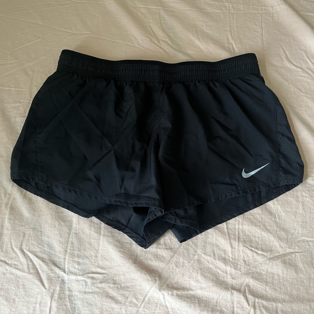Black Nike shorts. Athletic, gently used.